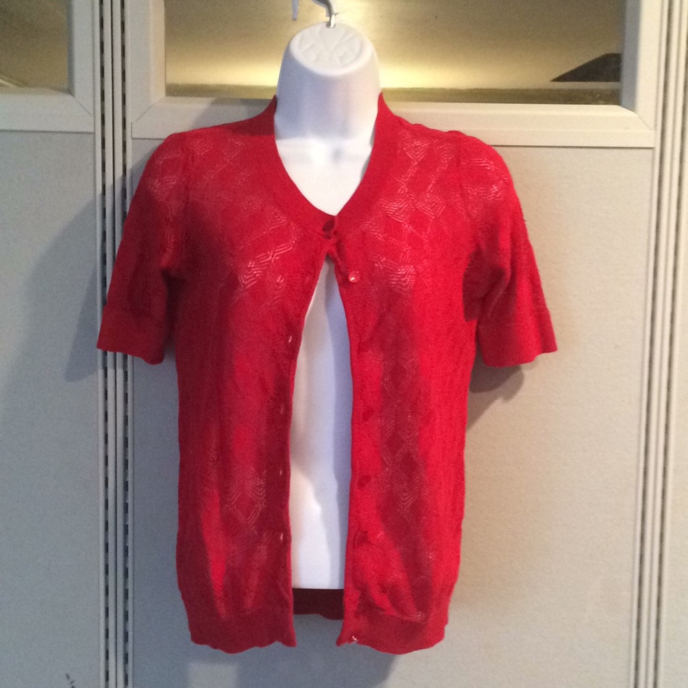 Talbots Red Sweater Size P